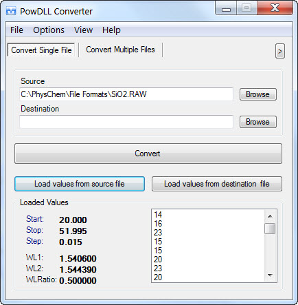 powdll converter